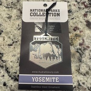 Yellowstone silver Christmas ornament NWT